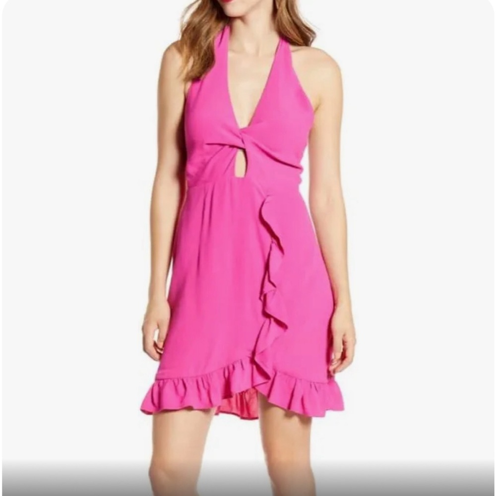 Leith  halter mini  dress. NWT